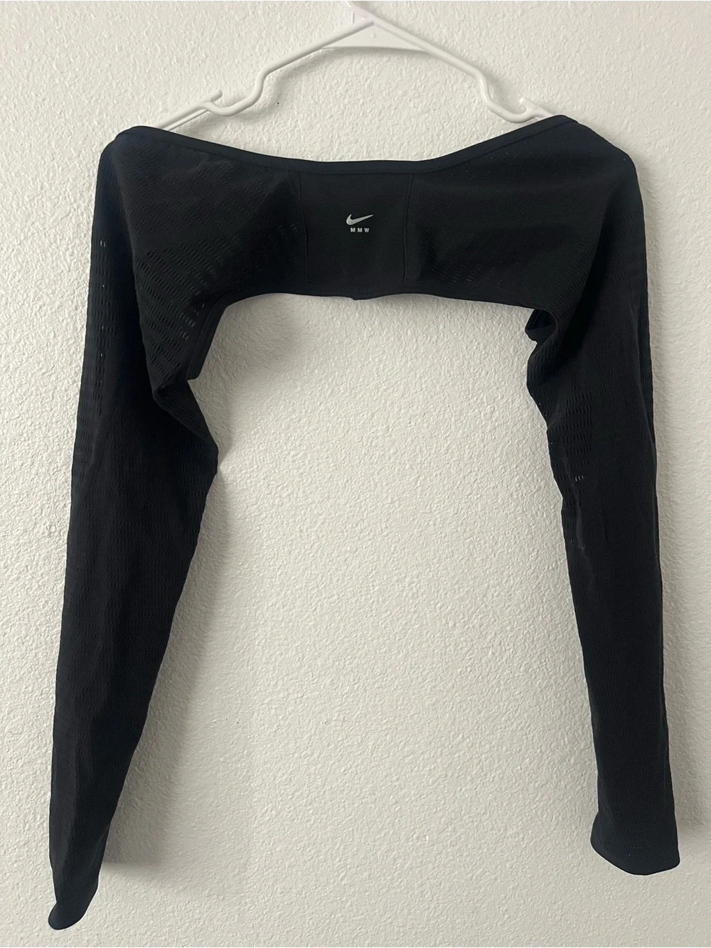 Nike x MMW Matthew M. Williams Black Mesh Shrug Bolero Size Medium